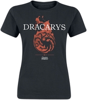 Game of Thrones - Dracarys - T-shirt - Vrouwen - zwart