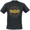 Game of Thrones - House Of The Dragon - Crown - T-shirt - Mannen - zwart