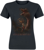 Game of Thrones - House of the Dragon - Daemon - T-shirt - Vrouwen - zwart