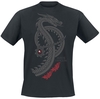 Game of Thrones - House of the Dragon - Dragon Logo - T-shirt - Mannen - zwart