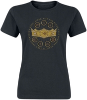 Game of Thrones - House of the Dragon - Gods Kings Fire Blood - T-shirt - Vrouwen - zwart