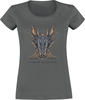 Game of Thrones - House of the Dragon - Illuminated - T-shirt - Vrouwen - grijs