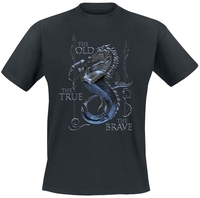 Game of Thrones - House of the Dragon - Old,  True,  Brave - T-shirt - Mannen - zwart