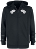 Game of Thrones - House Stark - Vest met capuchon - Mannen - zwart