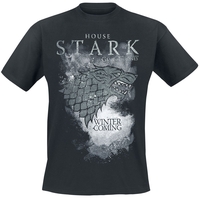 Game of Thrones - House Stark - Winter Is Coming - T-shirt - Mannen - zwart
