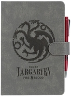 Game of Thrones - House Targaryen - Fire And Blood - Bureau- & Schrijfgerei - Unisex - zwart rood