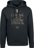 Game of Thrones - I Drink And I Know Things - Trui met capuchon - Mannen - zwart