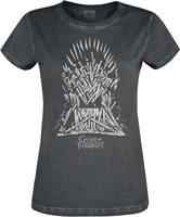 Game of Thrones - Iron Throne - T-shirt - Vrouwen - zwart