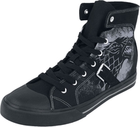 Game of Thrones - Stark - Winter is coming - Sneakers high - Unisex - zwart