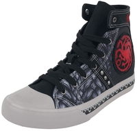 Game of Thrones - Targaryen - Fire And Blood - Sneakers high - Unisex - zwart
