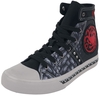 Game of Thrones - Targaryen - Fire And Blood - Sneakers high - Unisex - zwart