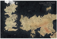 Game of Thrones - Westeros Map - Poster - Unisex - multicolor