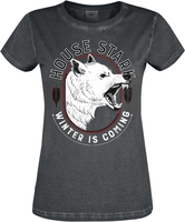 Game of Thrones - Winter Is Coming - T-shirt - Vrouwen - zwart