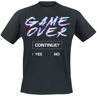 Game Over - Game Over - T-shirt - Mannen - zwart