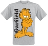 Garfield - Garfield - T-shirt - Mannen - grijs