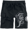 Gas Monkey Garage - Big Monkey - Korte broek - Mannen - zwart