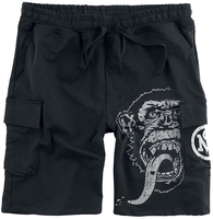 Gas Monkey Garage - Big Monkey - Korte broek - Mannen - zwart