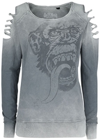 Gas Monkey Garage - Big Monkey - Sweatshirts - Vrouwen - grijs