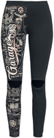 Gas Monkey Garage - Golden Logo - Leggings - Vrouwen - zwart