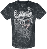 Gas Monkey Garage - Green Hot Rod - T-shirt - Mannen - zwart