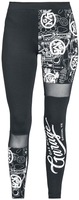 Gas Monkey Garage - Mechanical Monkey - Leggings - Vrouwen - zwart