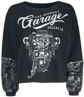 Gas Monkey Garage - Mechanical Monkey - Sweatshirts - Vrouwen - zwart