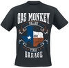 Gas Monkey Garage - Texas Flag - T-shirt - Mannen - zwart