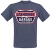 Gas Monkey Garage - Vintage Logo - T-shirt - Mannen - navy gemêleerd