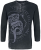 Gas Monkey Garage - Washed Monkey - Shirt met lange mouwen - Mannen - grijs