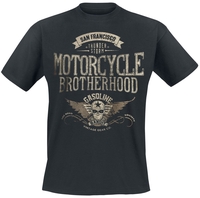 Gasoline Bandit - Motorcycle Brotherhood - T-shirt - Mannen - zwart