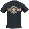 Gasoline Bandit - USAF - T-shirt - Mannen - zwart