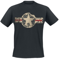 Gasoline Bandit - USAF - T-shirt - Mannen - zwart