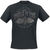 Gasoline Bandit - Wheels Of Fire - T-shirt - Mannen - zwart