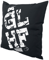 Geekinvader - GL HF - Kussens - Unisex - zwart wit