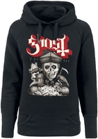 Ghost - Della Morte - Trui met capuchon - Vrouwen - zwart