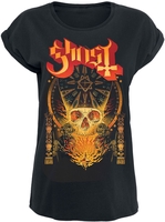 Ghost - Papa Flames - T-shirt - Vrouwen - zwart
