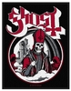 Ghost - Secular Haze - Patch - Unisex - zwart wit rood