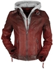 Gipsy - Cascha LAMOV - Lederen jas - Vrouwen - rood