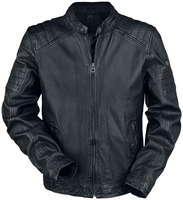 Gipsy - Cave Slim Fit W18 Lanov - Lederen jas - Mannen - zwart