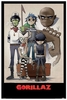 Gorillaz - Characters - Poster - Unisex - meerkleurig