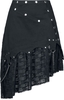 Gothicana by EMP - Asymmetric - Medium-lengte rok - Vrouwen - zwart