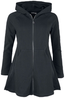 Gothicana by EMP - Ausgestellte Kapuzenjacke mit Teufelshörnern - Vest met capuchon - Vrouwen - zwart