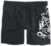 Gothicana by EMP - Badeshorts mit Symbolen - Zwembroek - Mannen - zwart