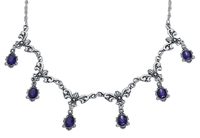 Gothicana by EMP - Baroque Lilac - Choker - Vrouwen - zilverkleurig