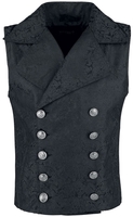Gothicana by EMP - Baroque Vest - Vest - Mannen - zwart