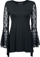 Gothicana by EMP - Bat Country - Shirt met lange mouwen - Vrouwen - zwart