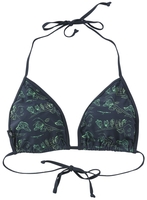 Gothicana by EMP - Bikinioberteil mit Butterfly Print - Bikini Top - Vrouwen - zwart