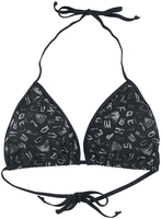 Gothicana by EMP - Bikinioberteil mit Okkulten Symbolen - Bikini Top - Vrouwen - zwart