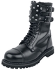 Gothicana by EMP - Black Boots with Studded Buckles - Laars - Mannen - zwart