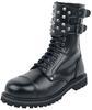 Gothicana by EMP - Black Boots with Studded Buckles - Laars - Mannen - zwart